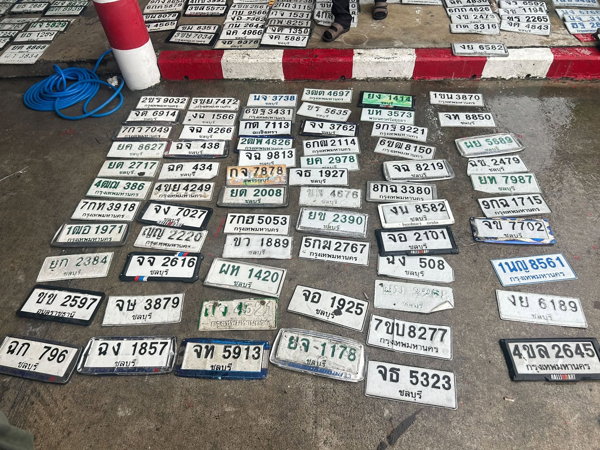 ภาพถ่ายจริงของป้าย 6ขฐ 3431