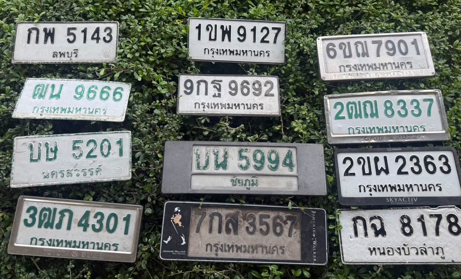ภาพถ่ายจริงของป้าย ณน 9666