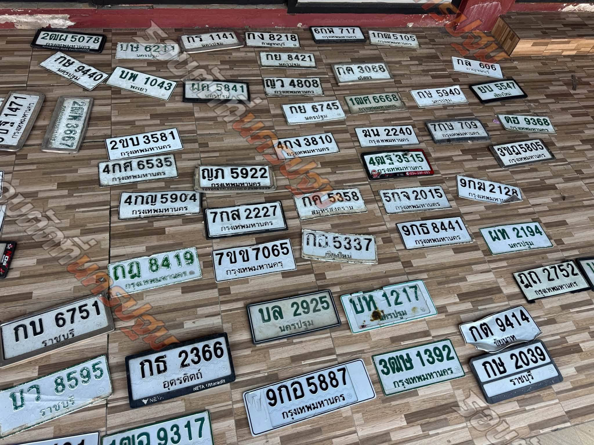 ภาพถ่ายจริงของป้าย 7กส 2227
