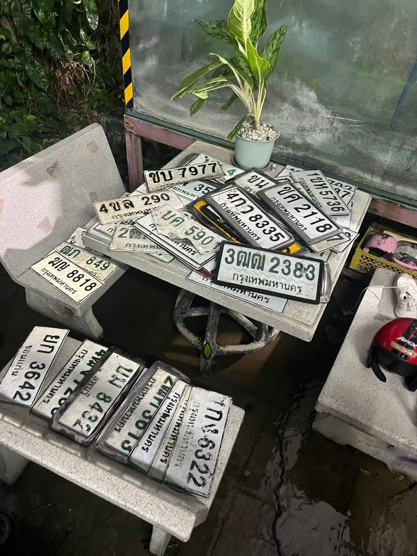 ภาพถ่ายจริงของป้าย ชบ 7977