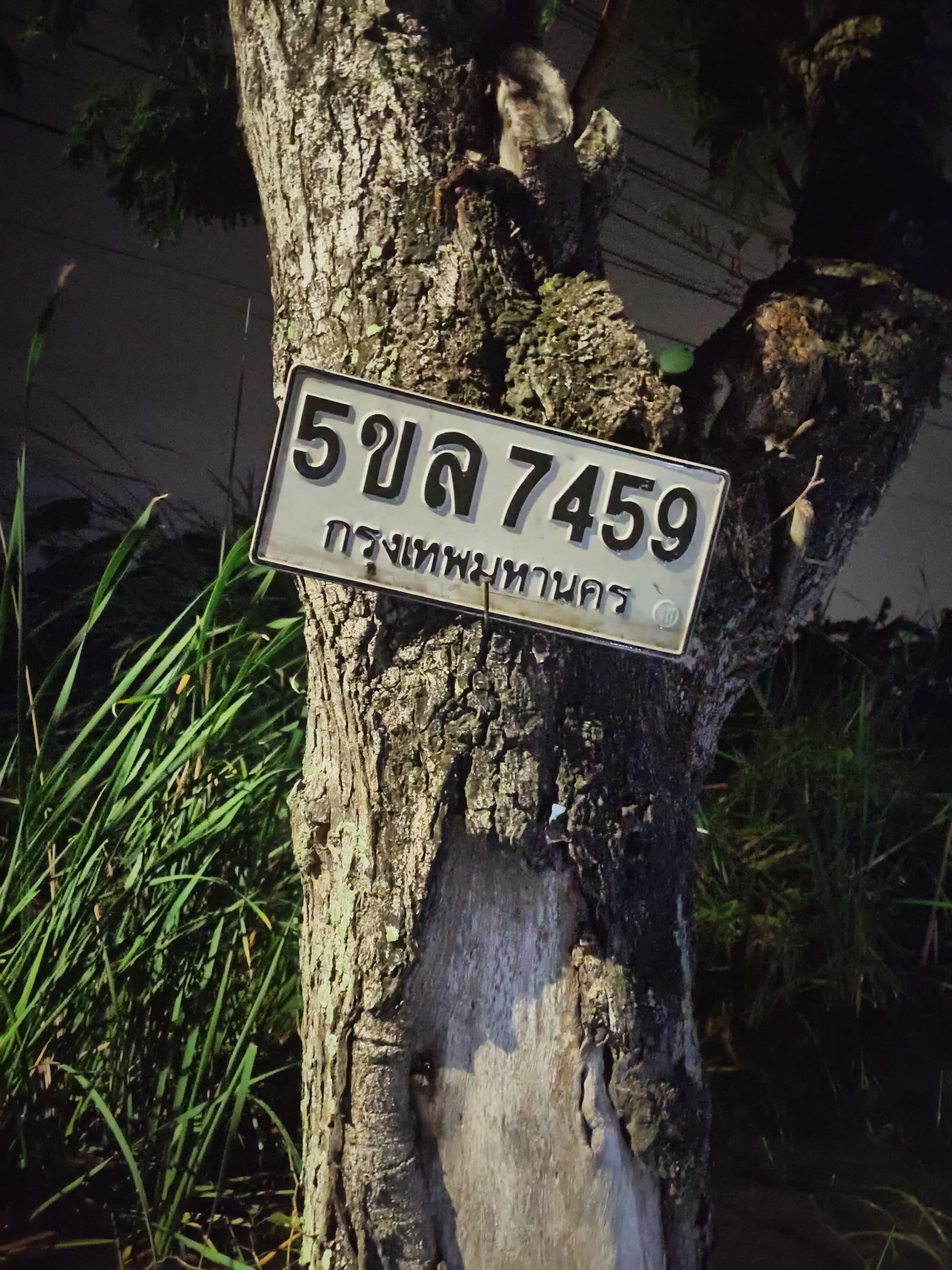 ภาพถ่ายจริงของป้าย 5ขล 7459